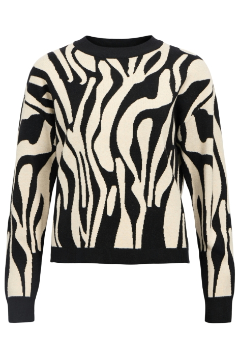 Object objray lo l/s knit pullover aop noo